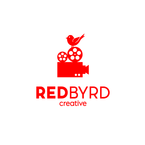 Cardinal logo with the title 'RedByrd creative'