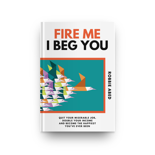 Orange book cover with the title 'Book cover'