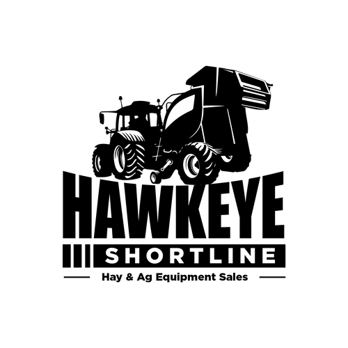 Agricultural logo with the title 'Grass Packing Machine'