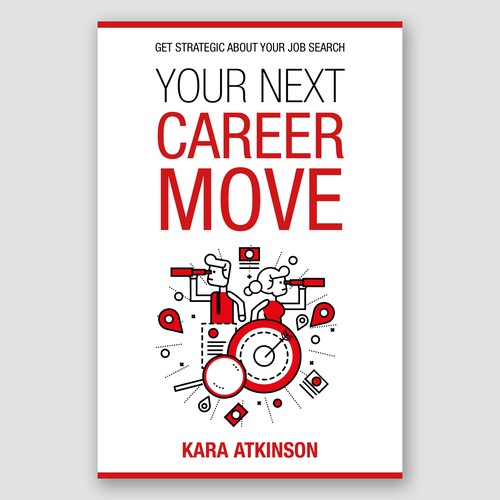 Professional book cover with the title 'Book cover for a professional career guidance book'
