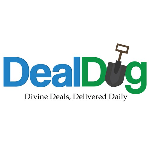 Deal logo with the title 'Deal Dug Logo Design'