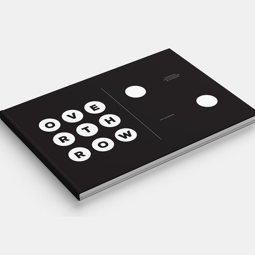 Simple book cover with the title 'Book cover contest'