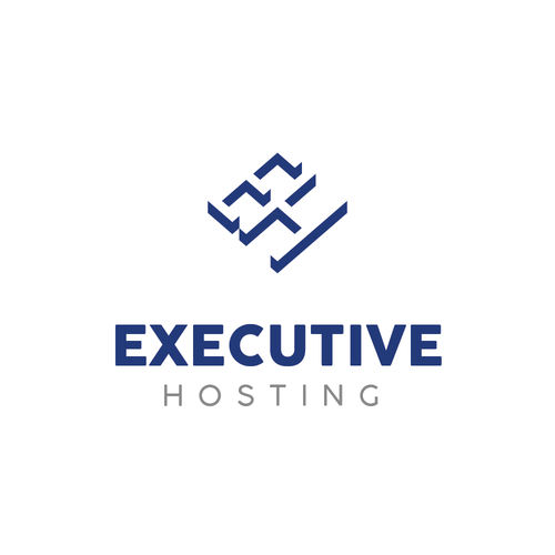 Hosting logo with the title 'executive'