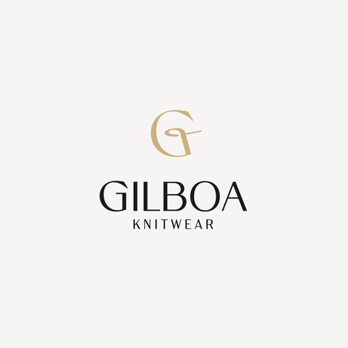 G design with the title 'Gilboa Knitwear'