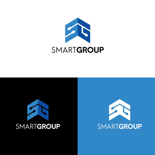 Sg logo with the title 'Logo Crowd Design For Smart Group'
