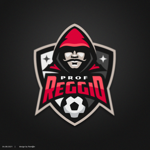 Mascot brand with the title 'ProfReggio'