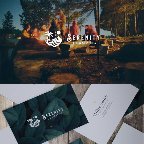 Glamorous logo with the title 'Logo for Hotel and Travel Service'