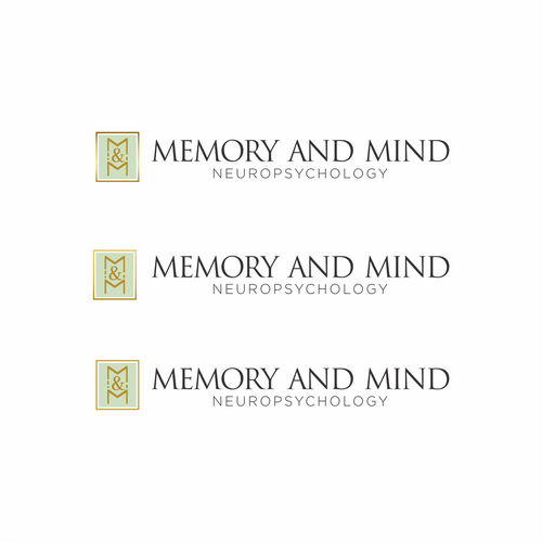 Memory design with the title 'Logo Concept for neuropsychology assessments'