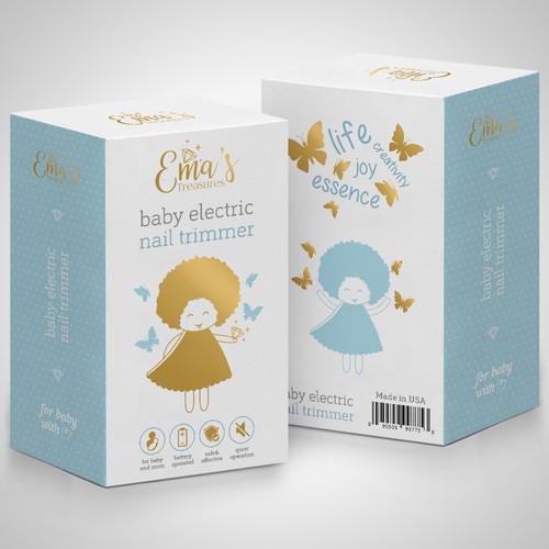 Clear design with the title 'Package design'