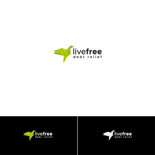 Credit logo with the title 'Trustworthy financial company for people in time of need'