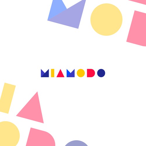 Pop culture logo with the title 'Wordmark logo design'