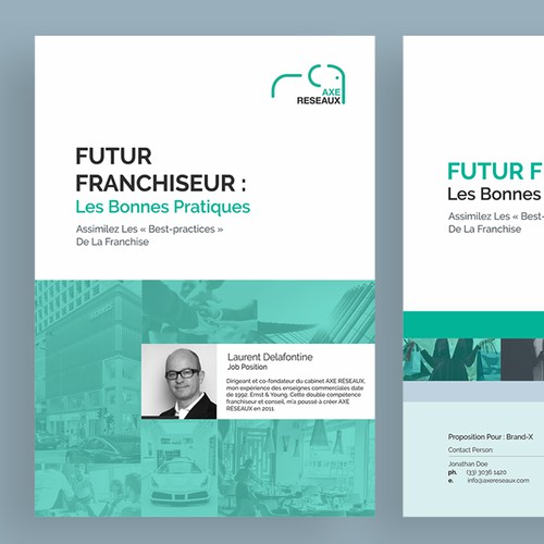 Company profile design with the title 'Whitepaper Design'