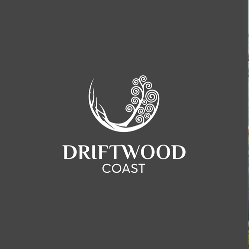 Carving logo with the title 'Logo for Driftwood Coast'