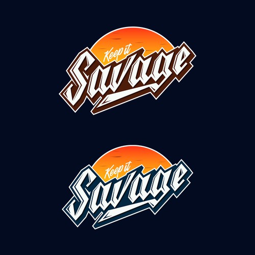 Text logo with the title 'Keep it SAVAGE'
