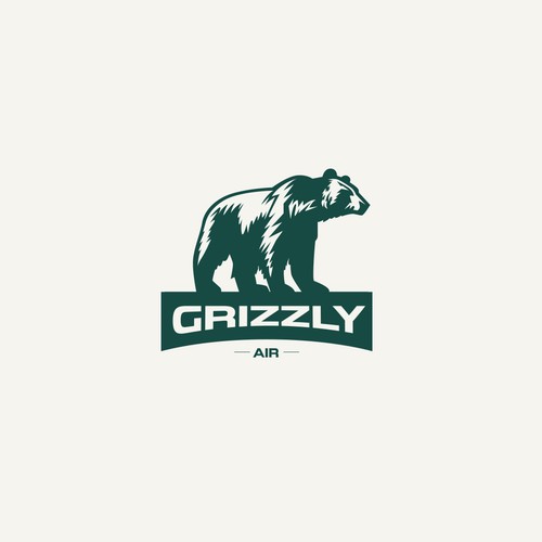 Grizzly logo with the title 'Grizzly Air Logo'