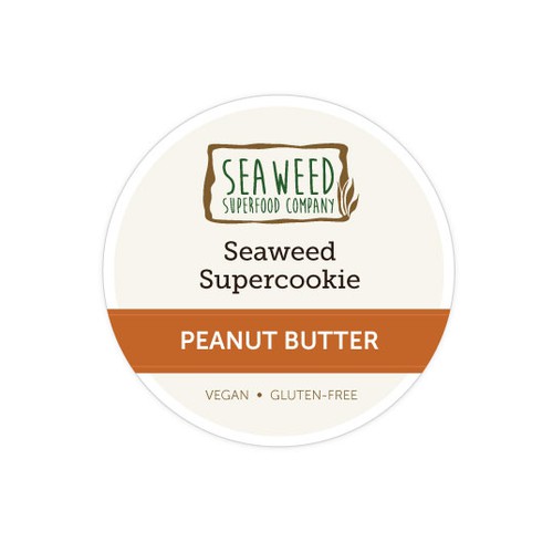 Sticker label with the title 'Labels for health food snacks'