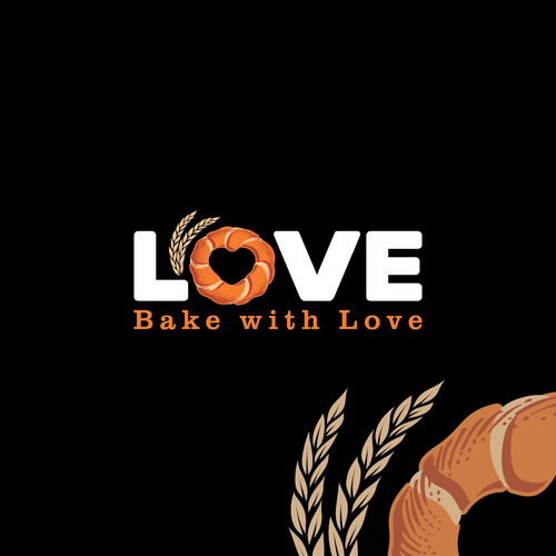 Pastry design with the title 'Classic logo for traditional Turkish bagel (Simit)'