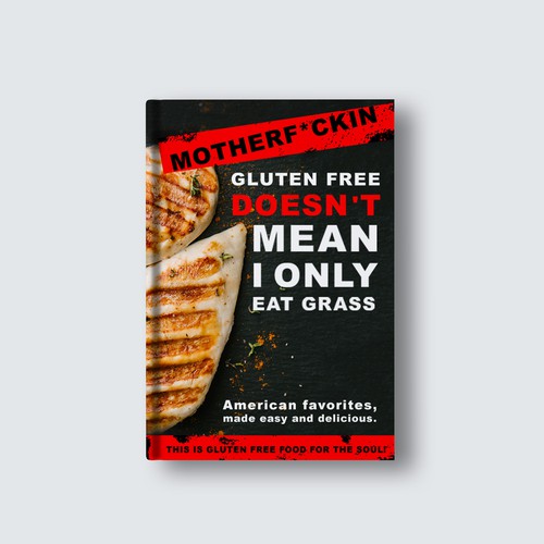 Cookbook design with the title 'Cover for the Cookbook'