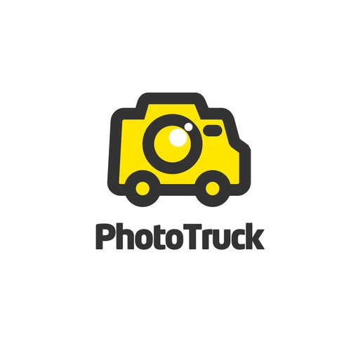 Lens logo with the title 'Photo Truck'