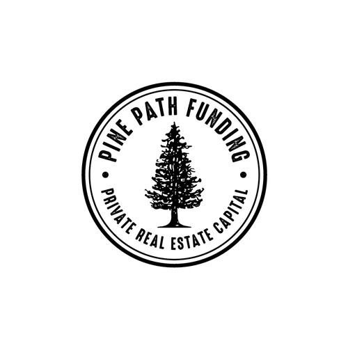 Tree logo with the title 'Pine Path Funding'