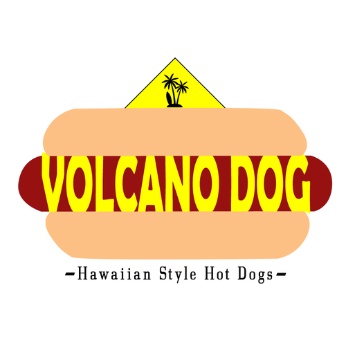 Interactive logo with the title 'fast food company logo'