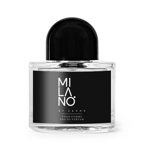 Fashion packaging with the title 'Parfum Label'