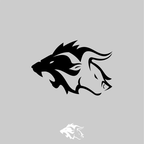 Ox logo with the title 'Logo Concept for personal logo '