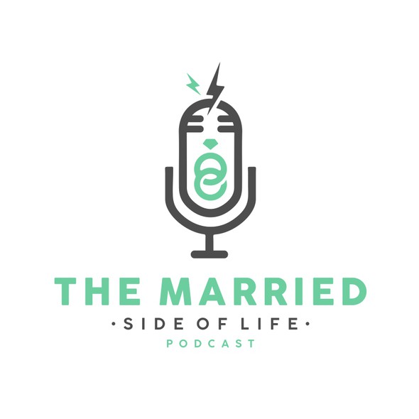 Marriage logo with the title 'Logo Design for The Married - Podcast'