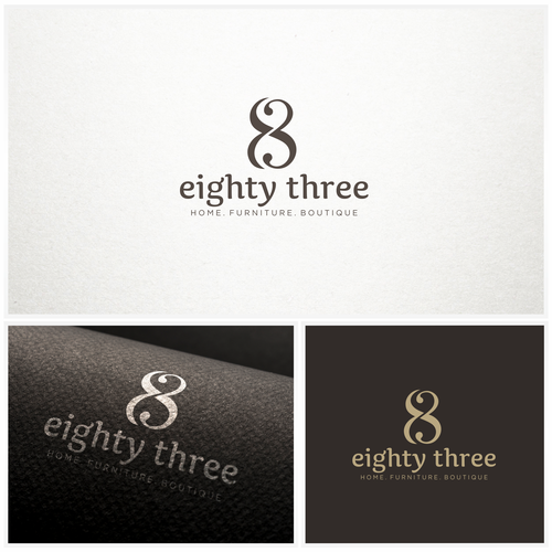 Furniture design with the title 'Elegant logo design for eighty three'