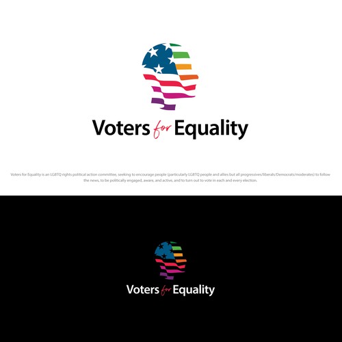 Political design with the title 'Voters for  Equality logo design'
