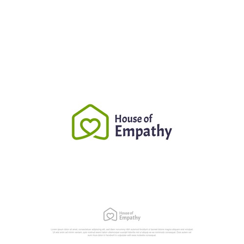 NGO logo with the title 'House of Empathy'
