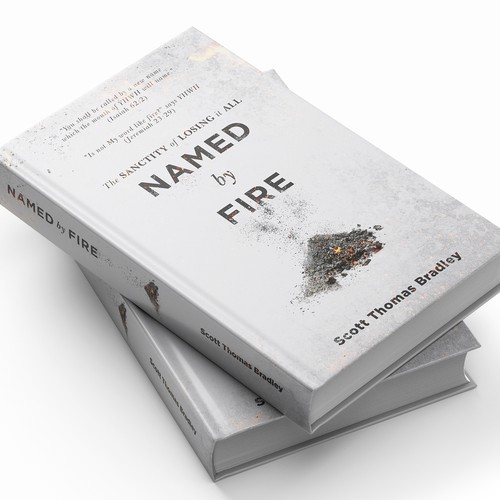 Christian book cover with the title 'Named by Fire, Scott Thomas Bradley'