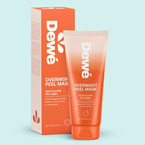 Tube packaging with the title 'Tube design for a natural and exclusive skincare brand'