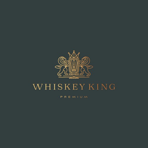 Royal design with the title 'Whiskey King'