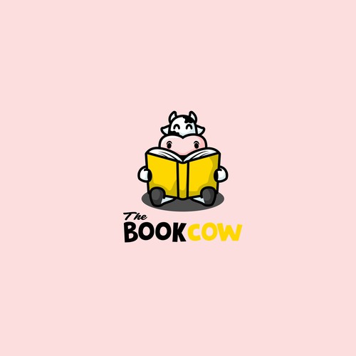 Reading logo with the title 'The Book Cow'