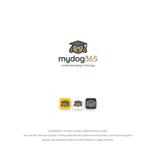 Play logo with the title 'mydog365'