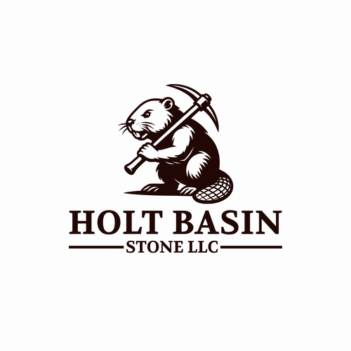 Mining logo with the title 'Classic Fun Playful Logo For Mining Company'