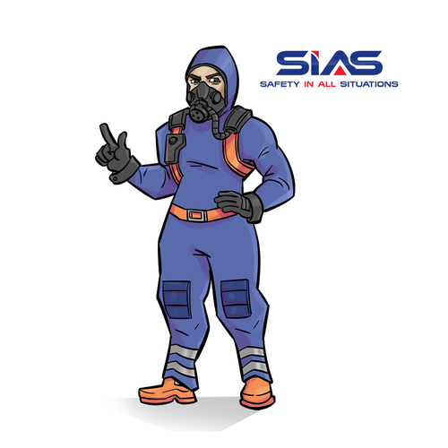 Cool artwork with the title 'Mascot for chemical transportation company'