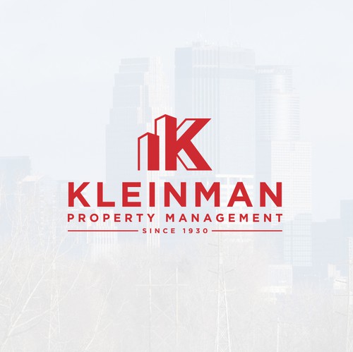 Mature logo with the title 'Logo design for Kleinman'