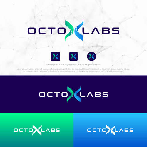 Cybersecurity brand with the title 'OCTO X LABS CyberSecurity '