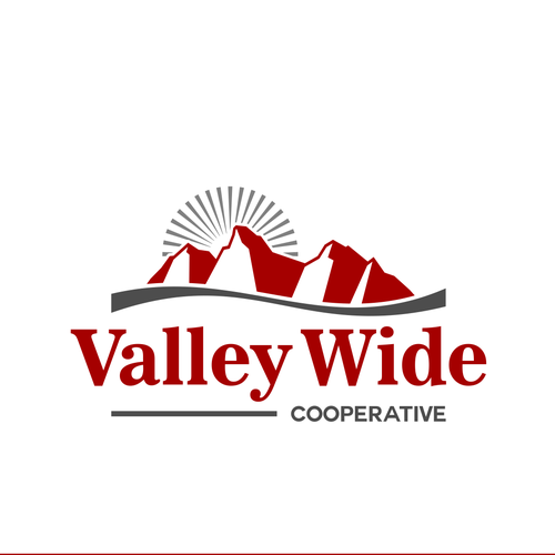 Retail brand with the title 'Teton Mountains in simplified graphic '