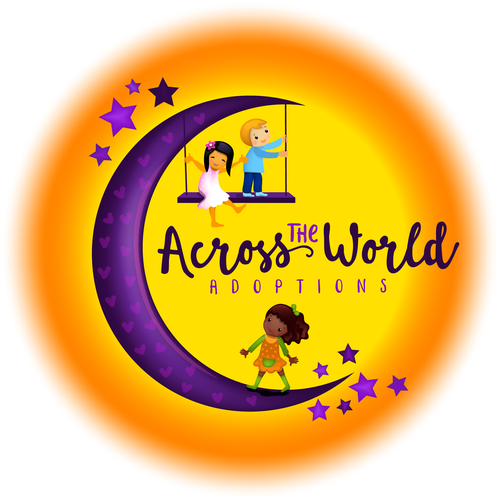 Childcare logo with the title 'Children Characters'