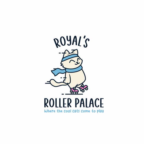 Kitty logo with the title 'Cat Roller Skate'