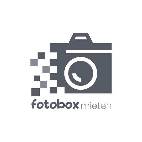 Box brand with the title 'logo concept for photobox service'