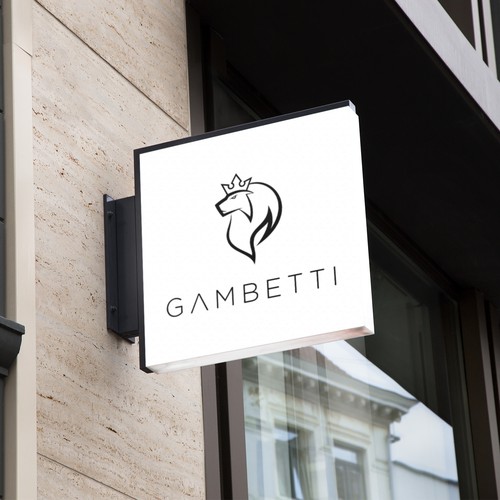 Prince logo with the title 'Strong, modern logo for Gambetti'