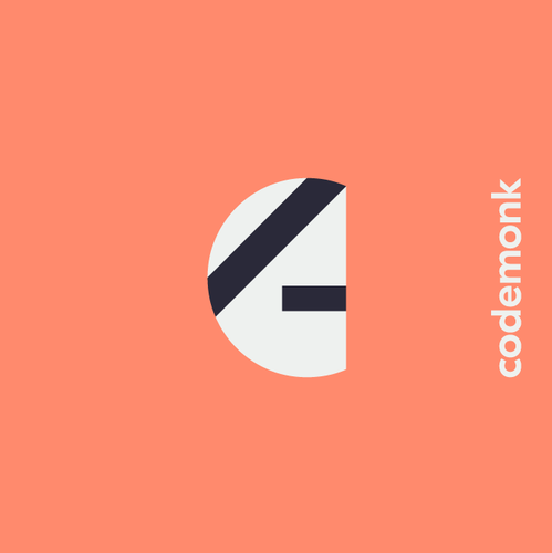 Monk design with the title 'Codemonk Logo'