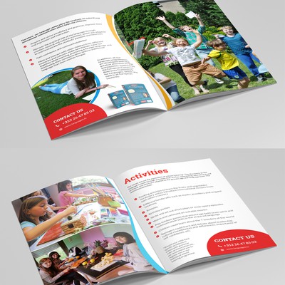 Design THE best Language Holiday Camps brochure