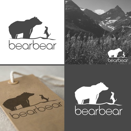 Pet logo with the title 'bearbear'