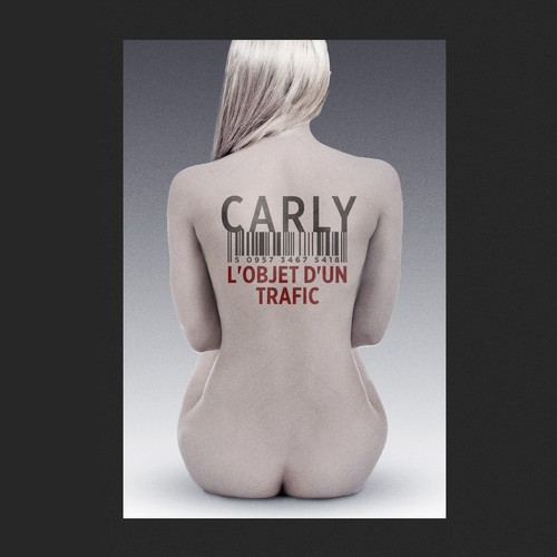 Back design with the title 'Poster for a movie CARLY'