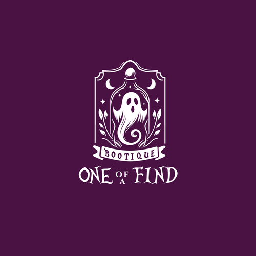 Halloween logo with the title 'Logo One of a Find'